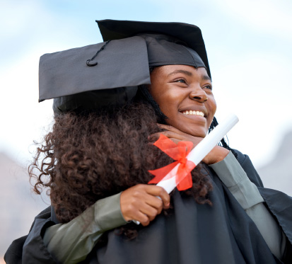 High School graduates embracing