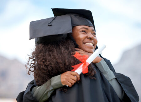 High School graduates embracing